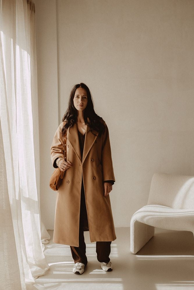 Veste Fleur - Camel
