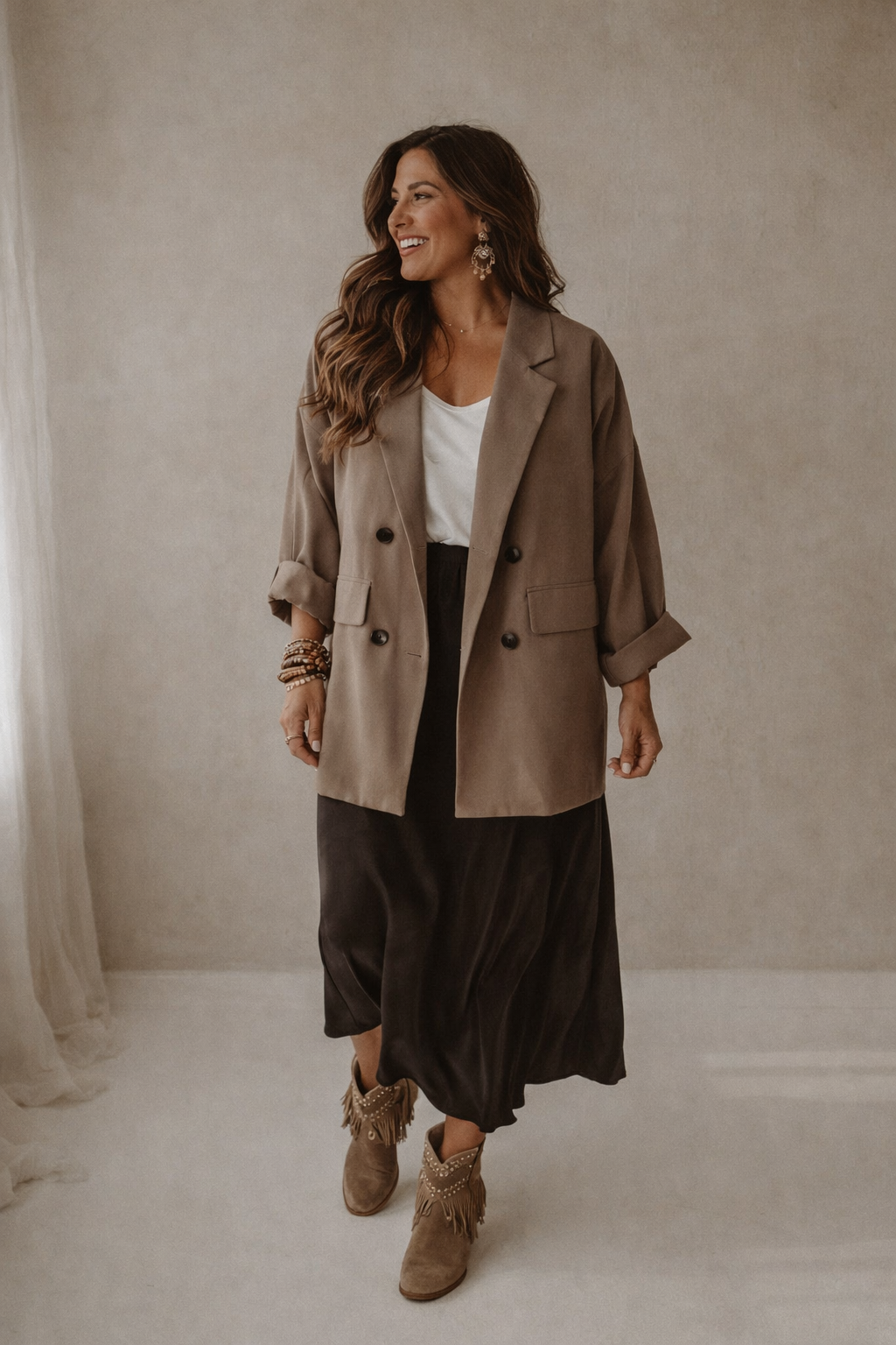 Jacke Lara - Taupe