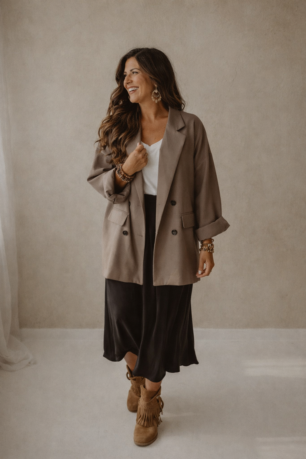 Jacke Lara - Taupe