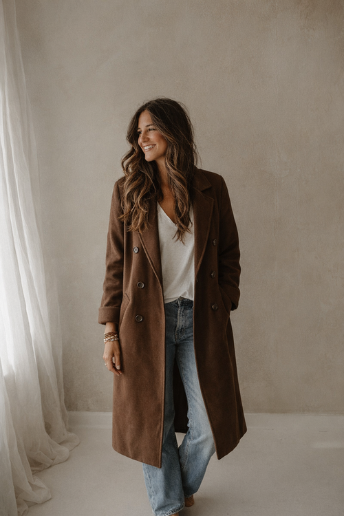 Jacke Fleur - Braun