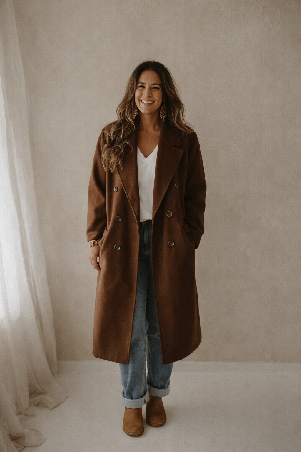 Jacke Fleur - Braun