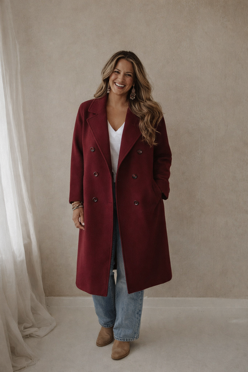 Jacke Fleur - Burgundy