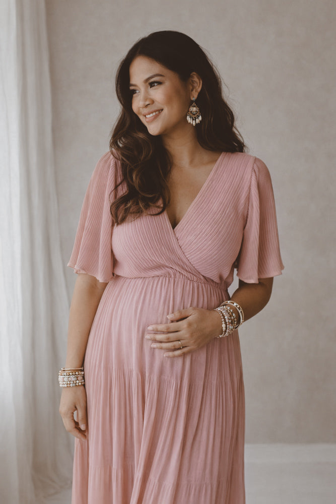 Flore Dress - Dusty Pink