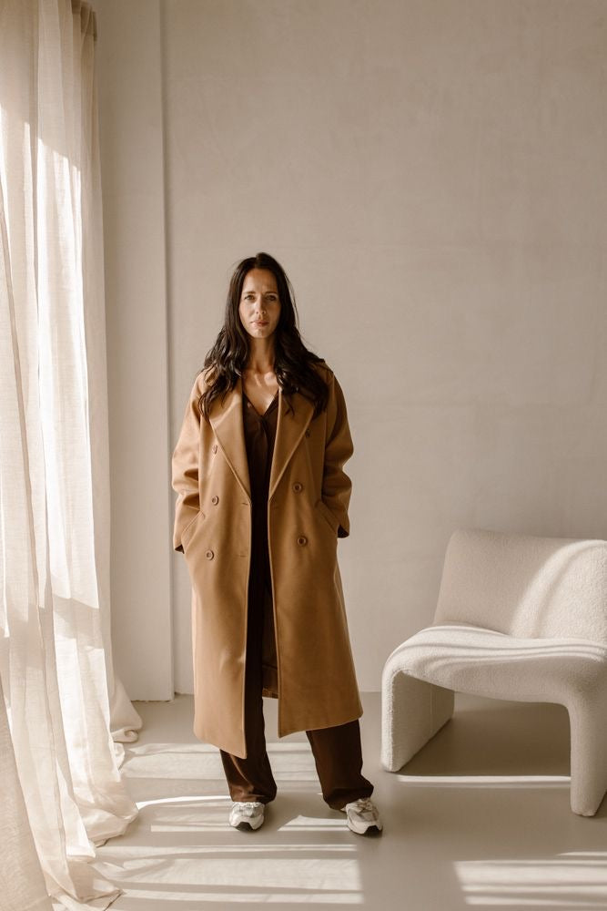 Veste Fleur - Camel