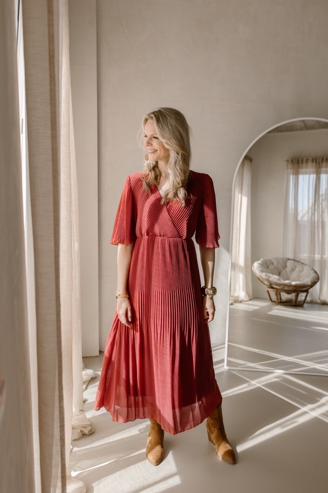 Flore Dress - Raspberry