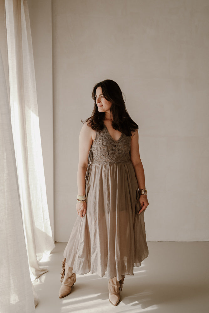 Robe Sara - Taupe