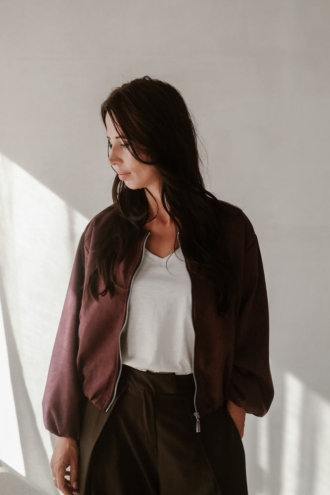 Noè Jacket - Burgundy