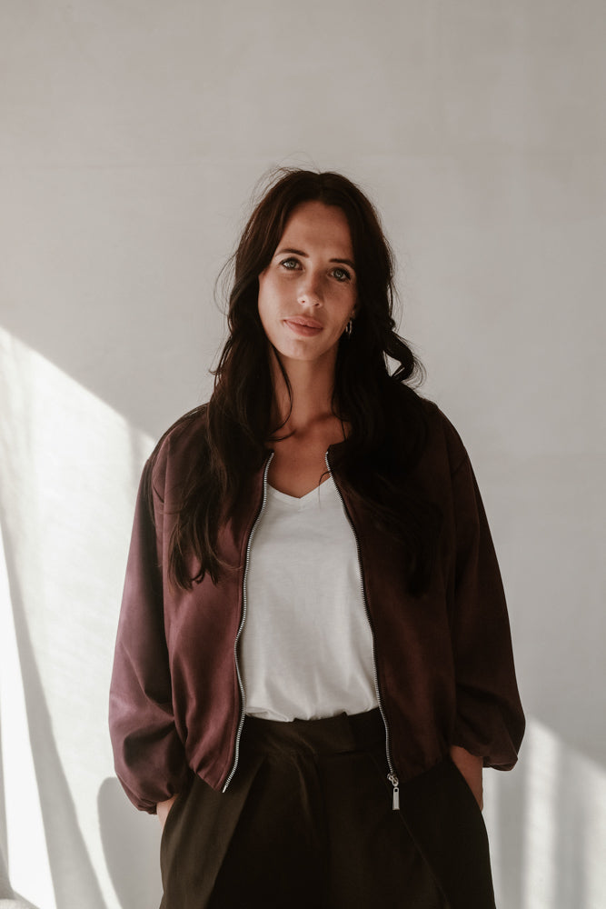 Noè Jacket - Burgundy