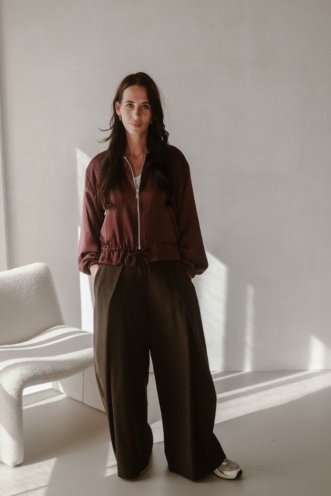 Lena Jacket - Burgundy