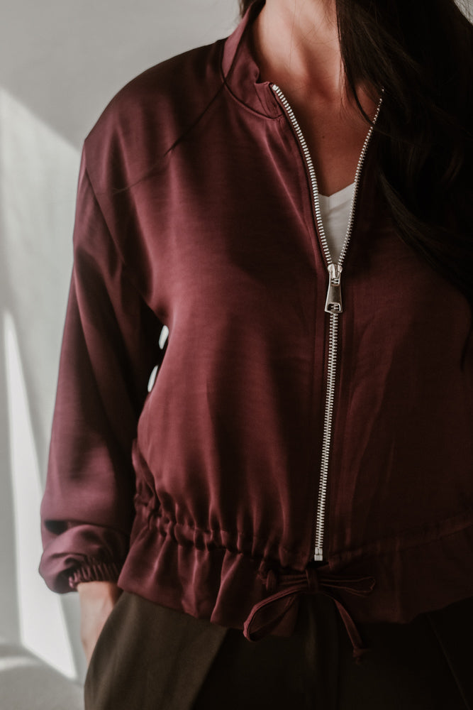 Lena Jacket - Burgundy