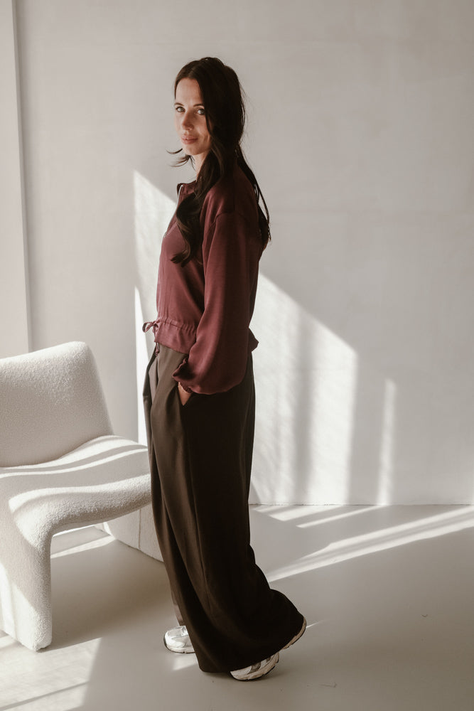 Lena Jacket - Burgundy