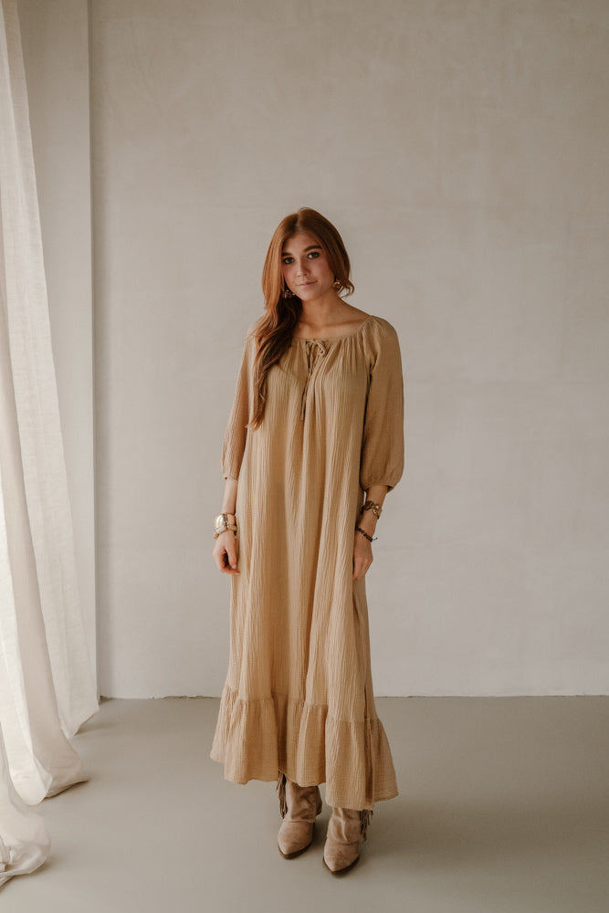 Wies Dress - Camel