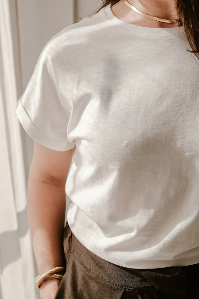 T-shirt Rosa - Blanc