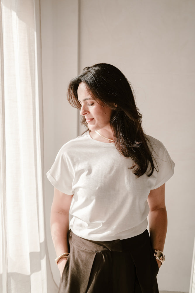 T-shirt Rosa - Blanc