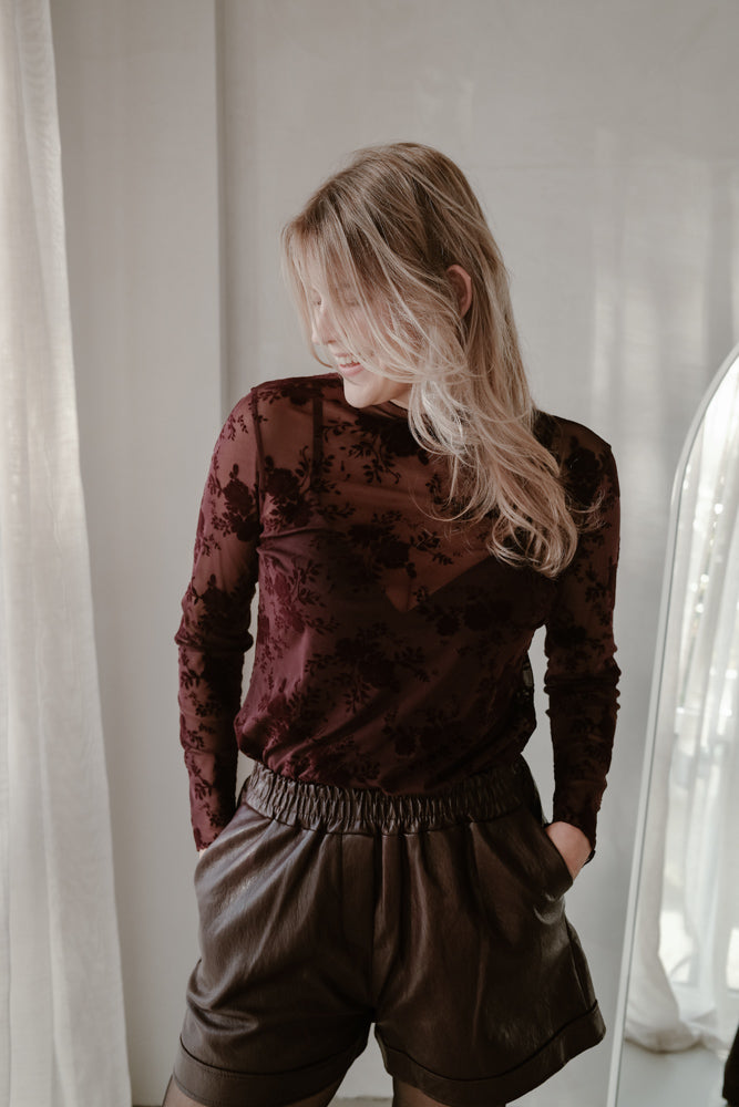 Top Roos - Burgundy