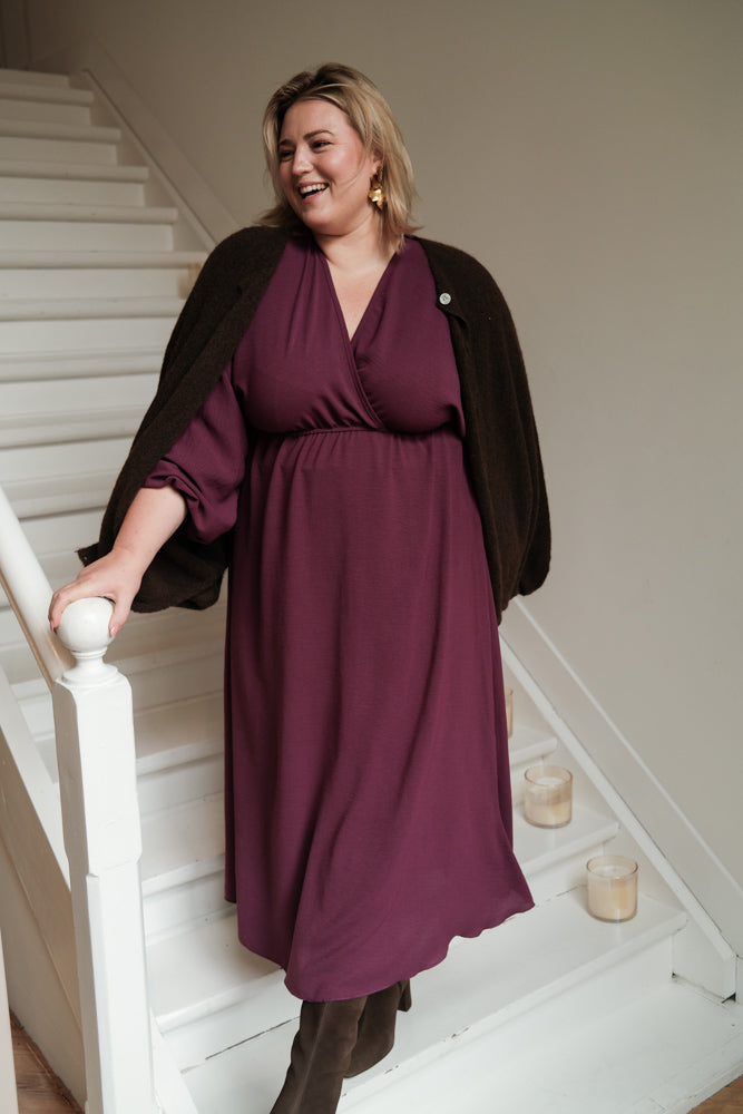 Lola Dress - Burgundy