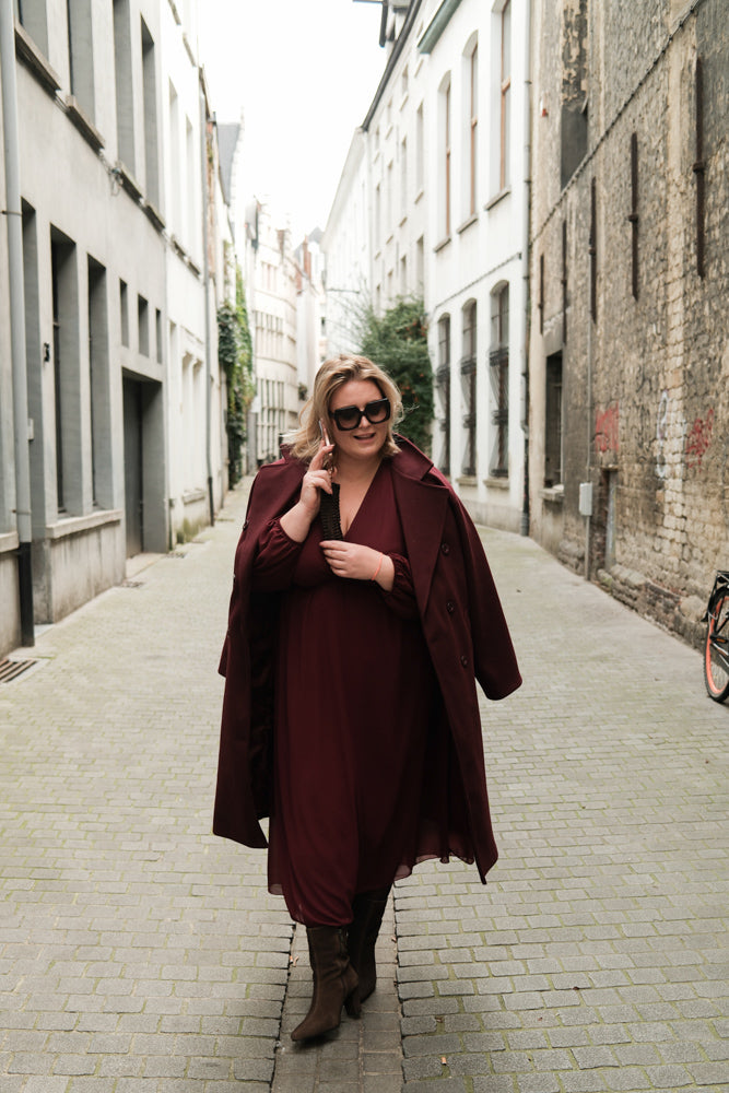 Veste Marieke - bordeaux