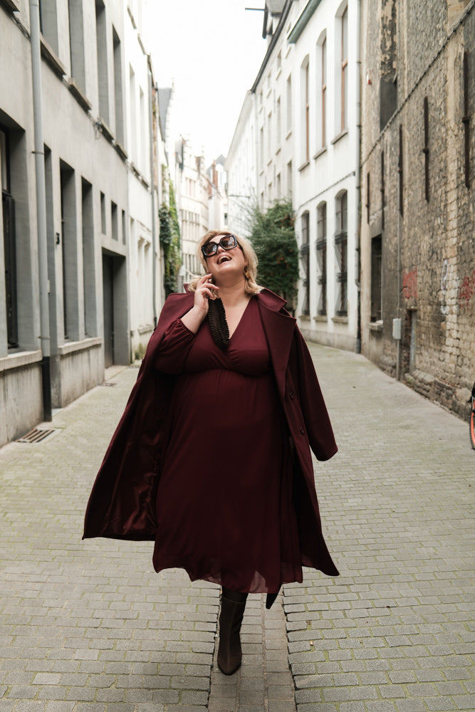 Lola Dress - Burgundy
