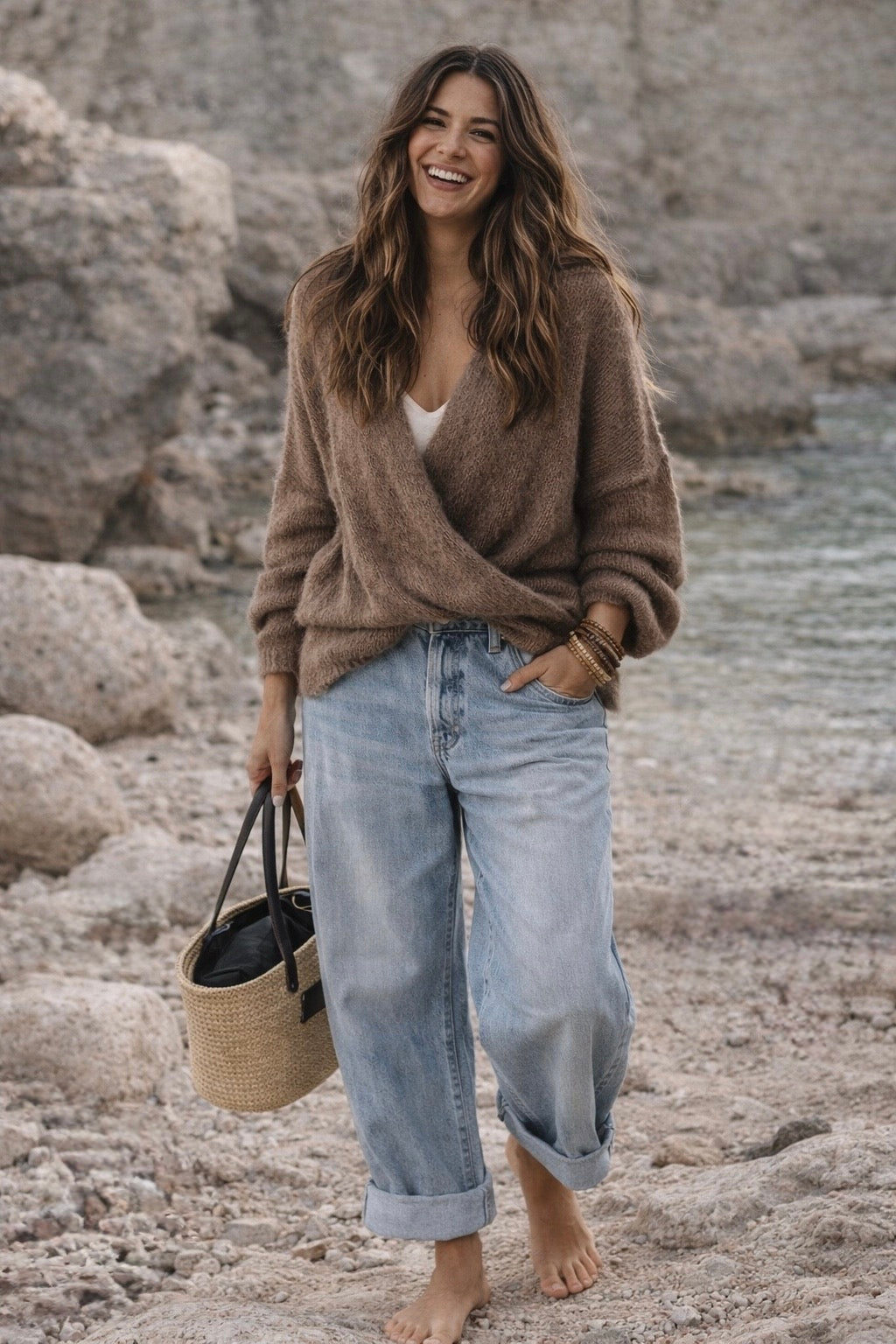 Sara Cardigan - Taupe