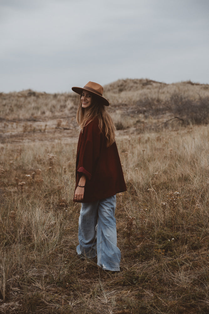 Lara Jacket - Burgundy