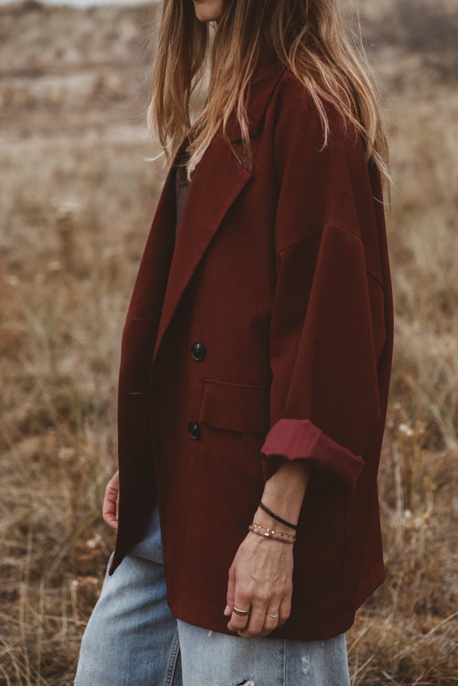 Lara Jacket - Burgundy