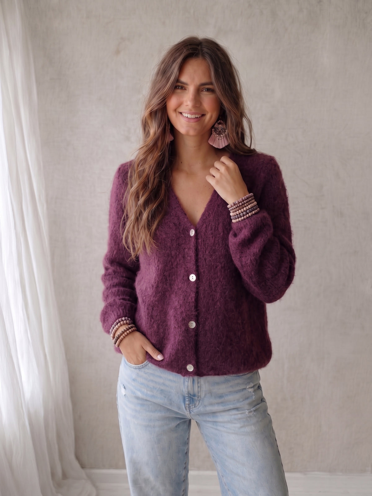 Gilet Josy - Violet