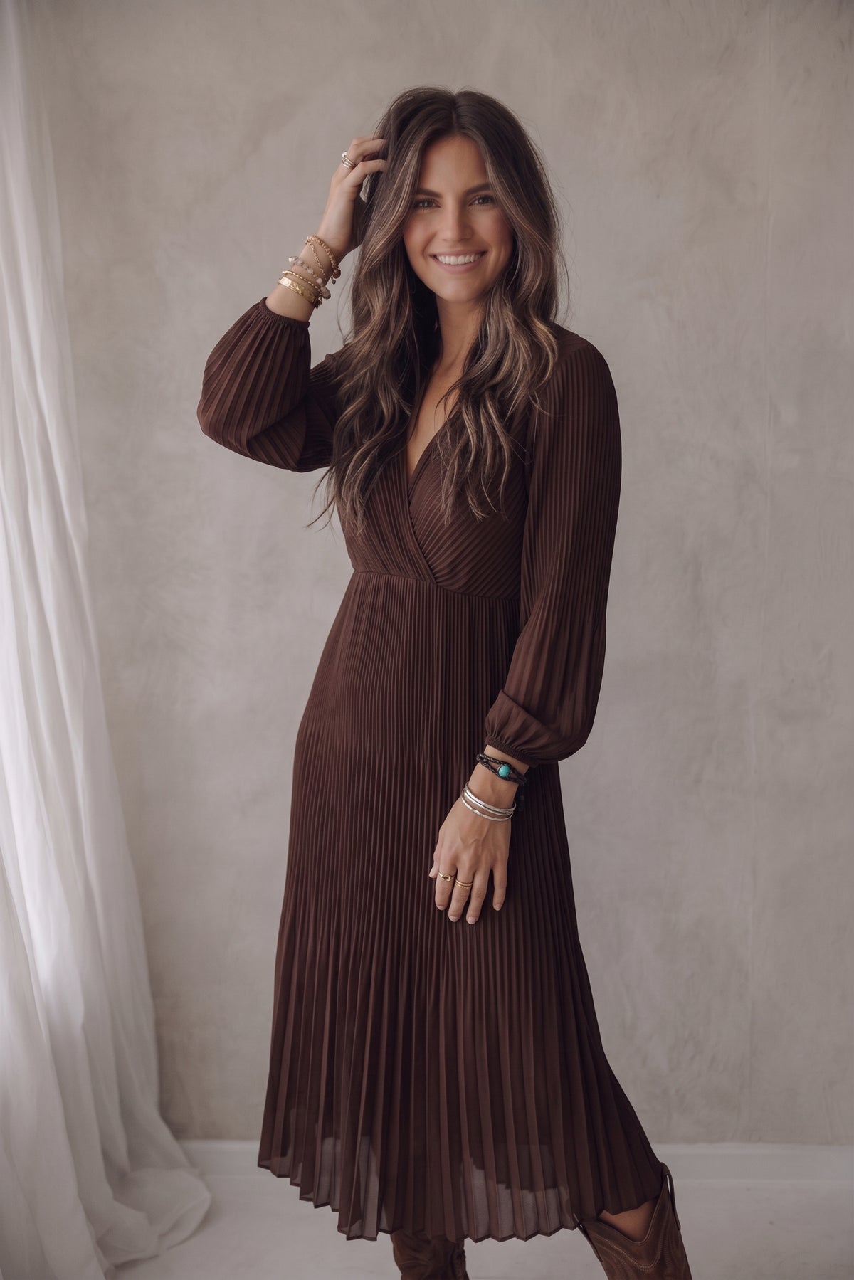 Kleid Fem - Braun