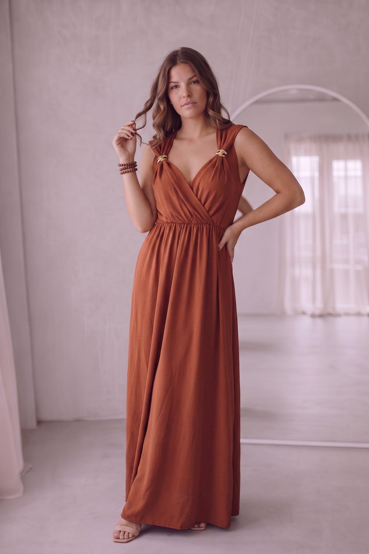 Jess Dress - Camel