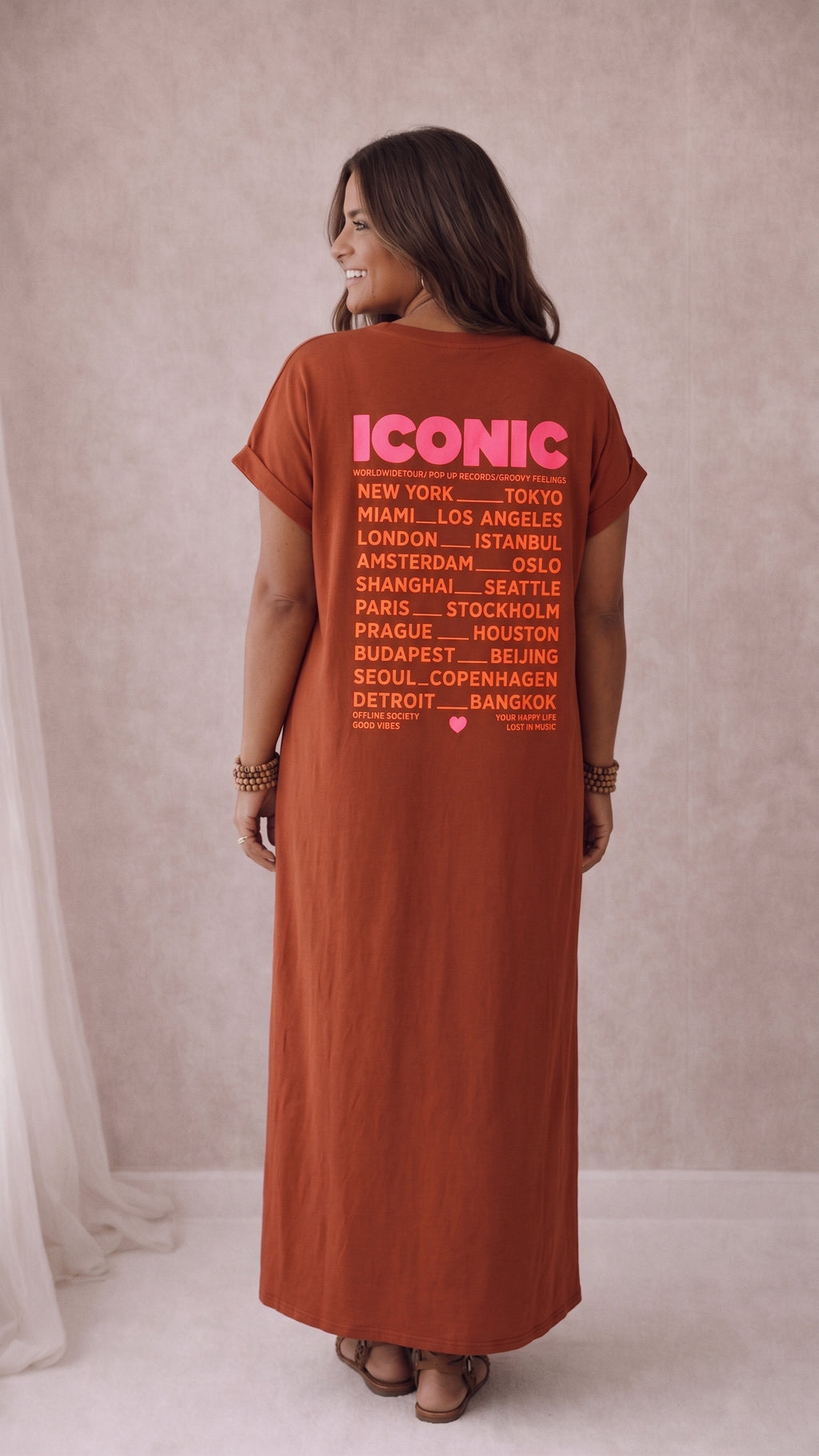 Jurk Iconic - Rust Brown