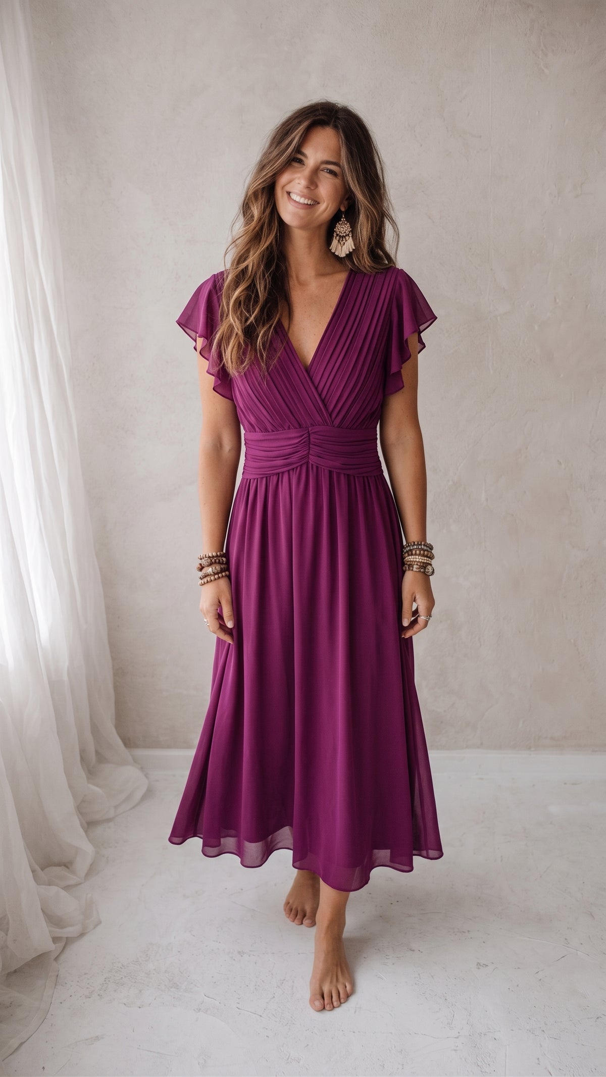 Kleid Roos - Cyclamen