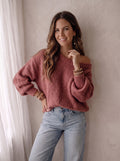 Lola Sweater - Dusty Pink