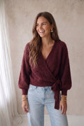 Noortje Cardigan - Burgundy