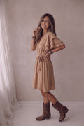 Jurk Bente - Light Camel