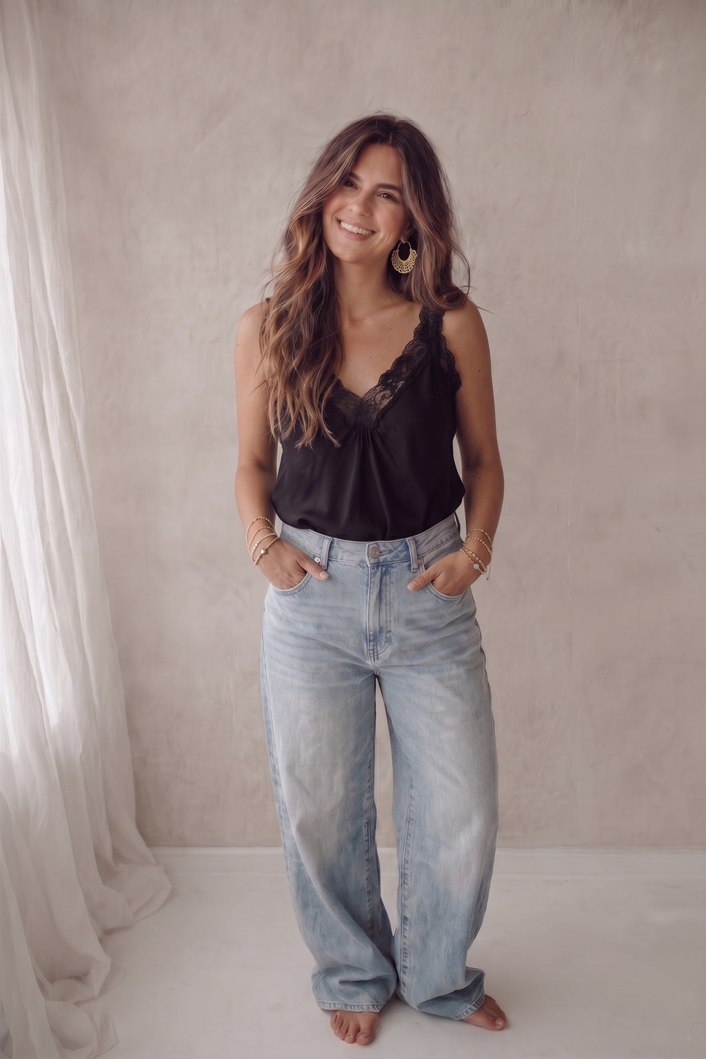 Lace Top - Black