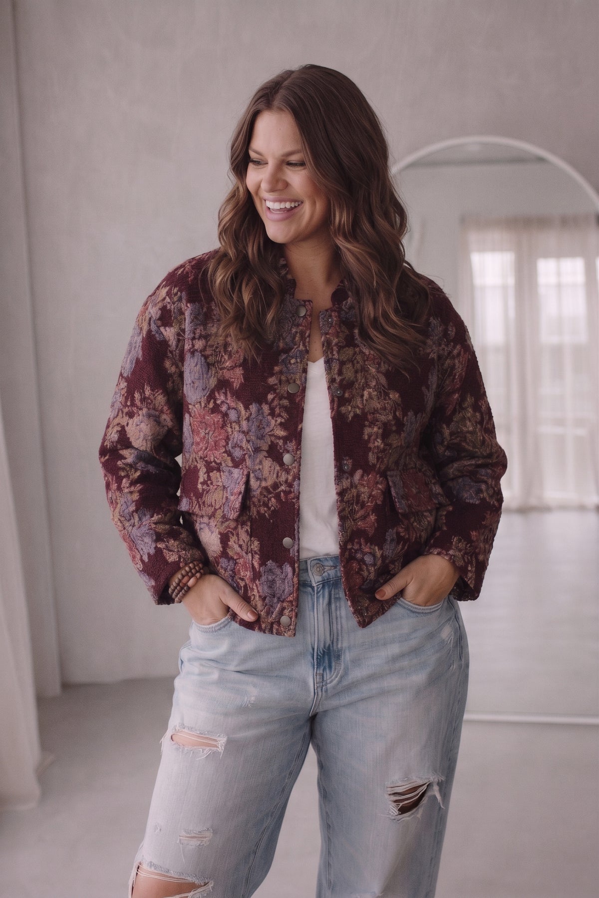 Sera Jacket - Burgundy