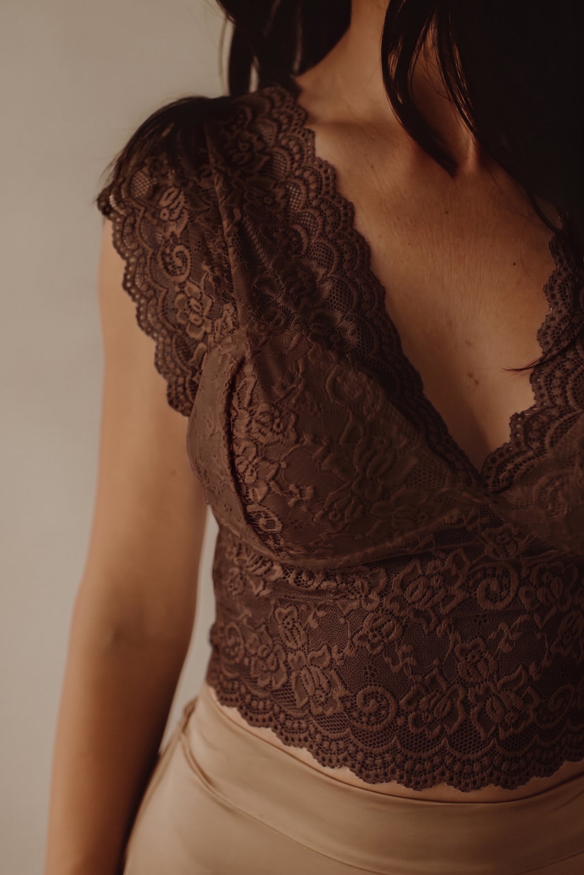 Bralette - Brown