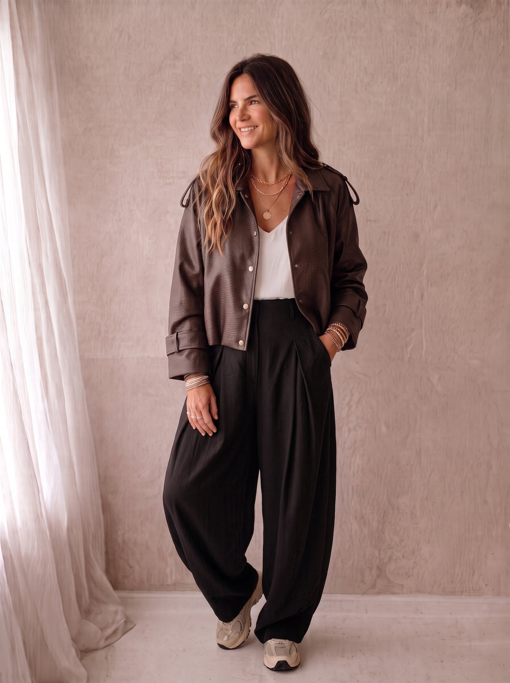 Jade Jacket - Brown