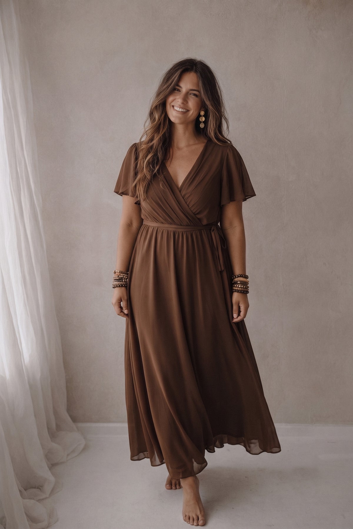 Kleid Mees Pfirsich