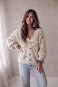 Strickjacke Soof - Beige