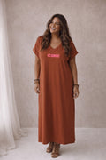 Jurk Iconic - Rust Brown