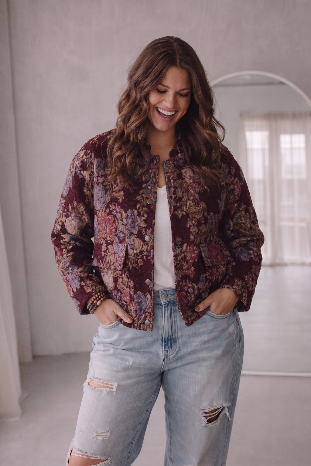 Sera Jacket - Burgundy