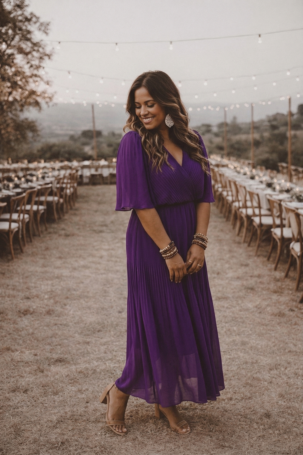 Robe Flore - Violet