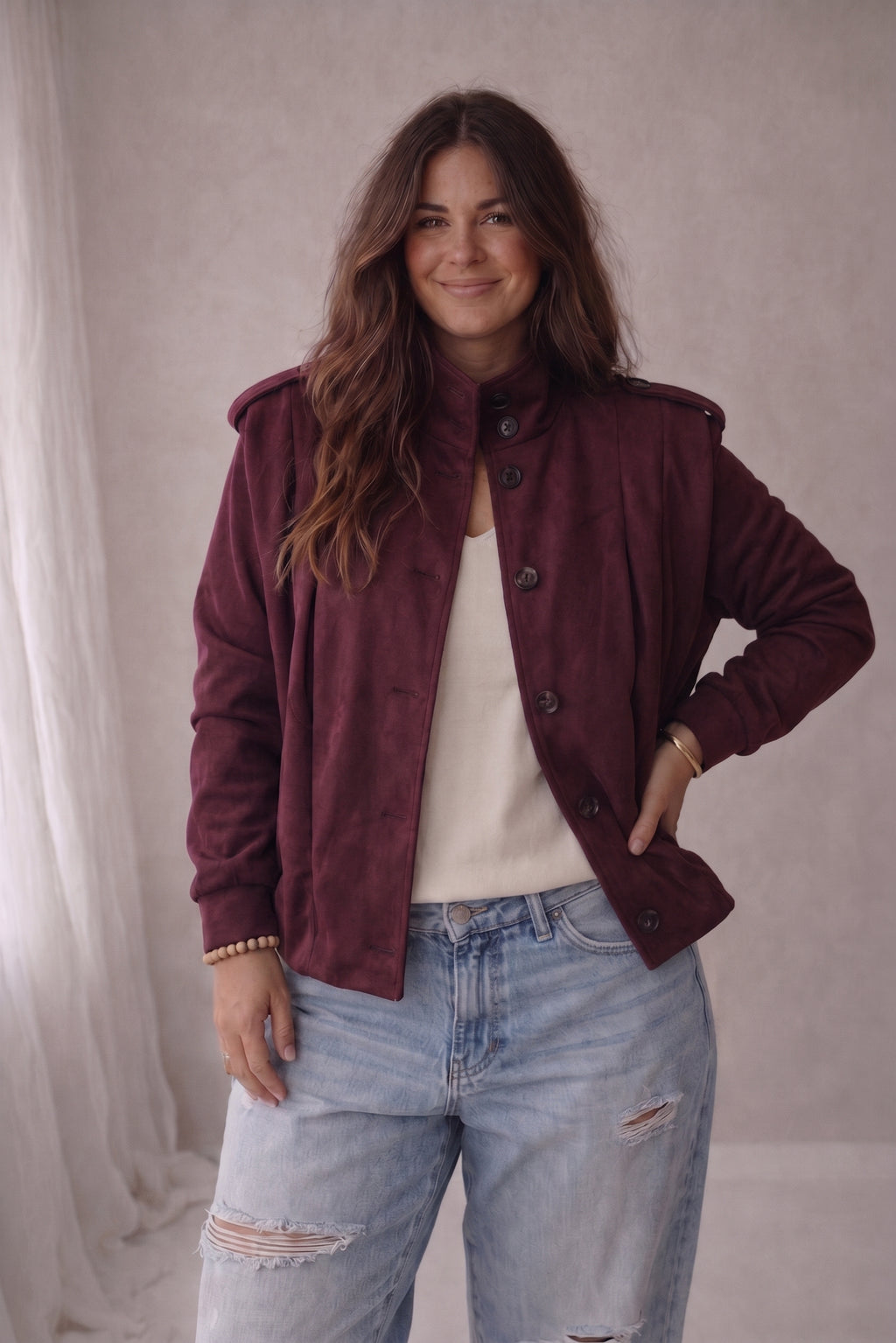 Loïs Jacket - Burgundy
