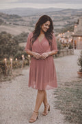 Sammy Dress - Dusty Pink