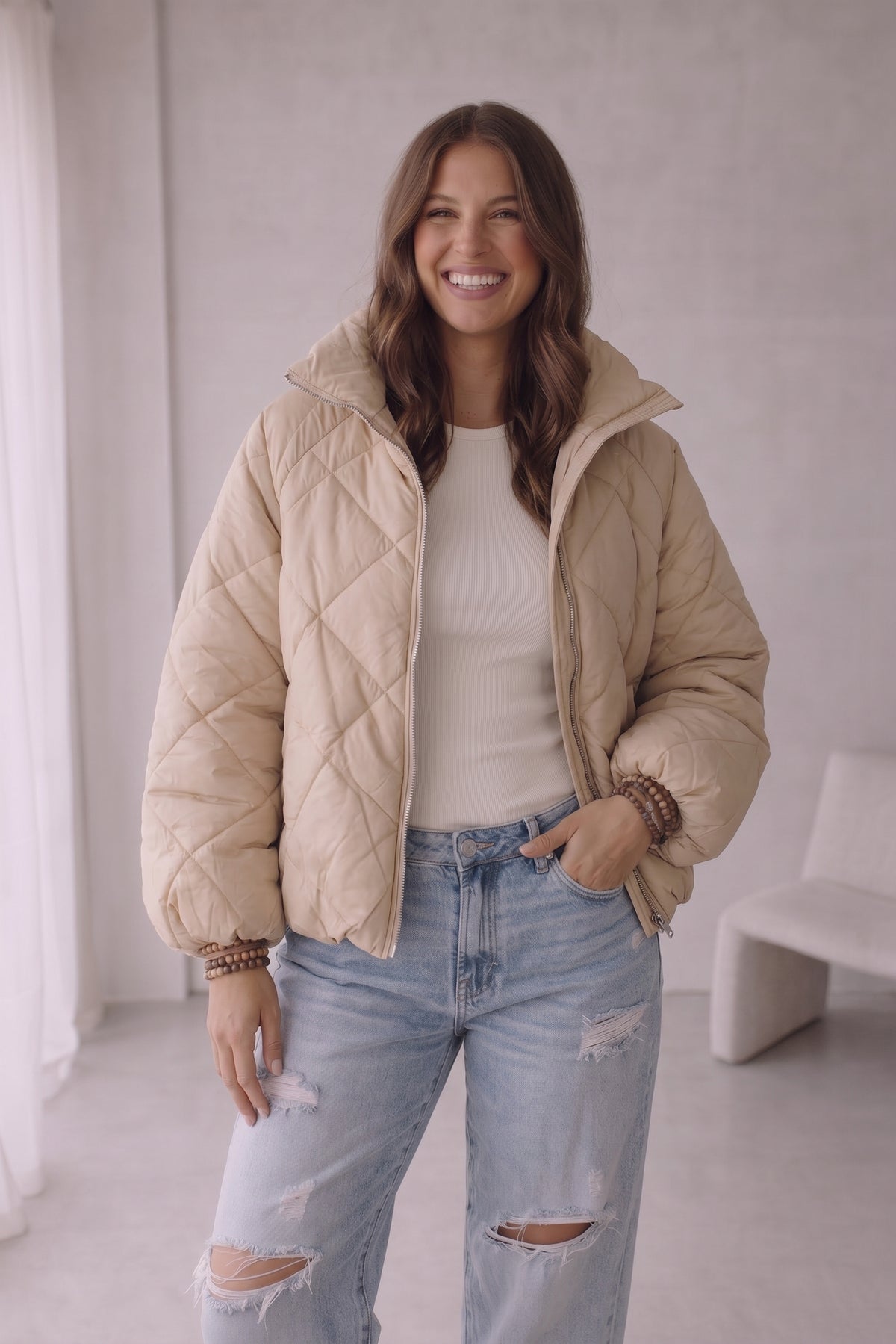 Cato Jacket - Beige