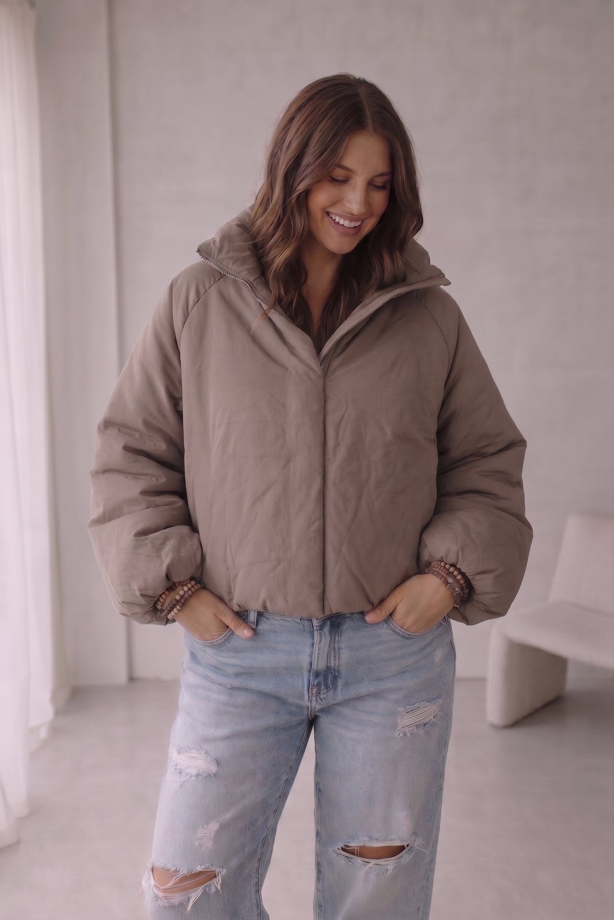 Pip Jacket - Taupe