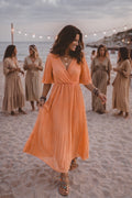 Flore Dress - Peach