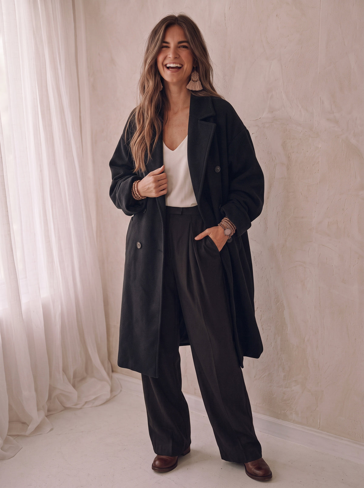 Marieke Coat - Black
