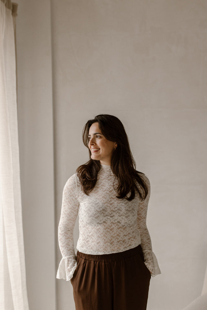 Lace Top - Cream