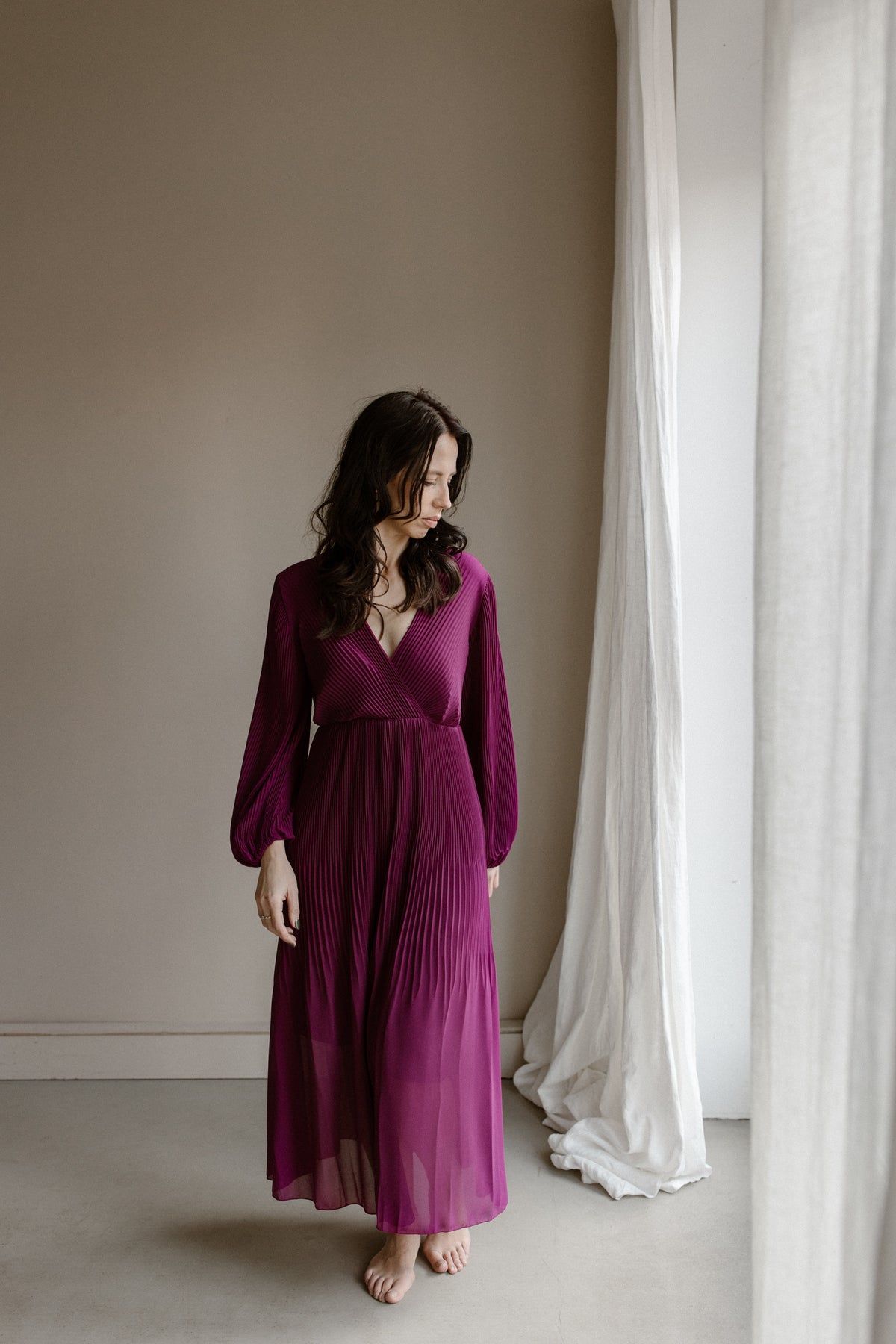 Kleid Fem - Zyklamen